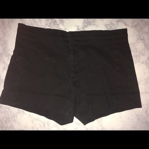 Black High Waisted Guess Shorts